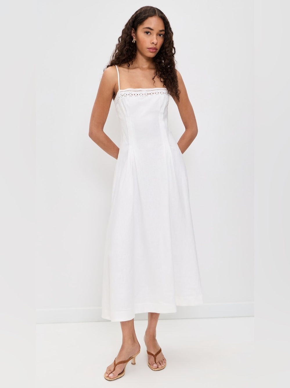 🔖Reformation Pomona Linen Dress - Picture 7 of 8